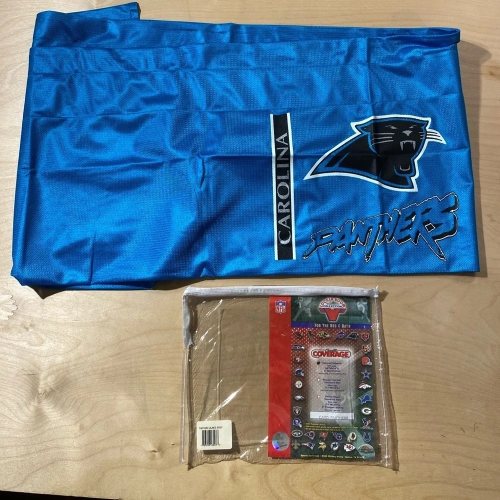 Locker Room Collection Tailored Valance Carolina Panthers (OG)